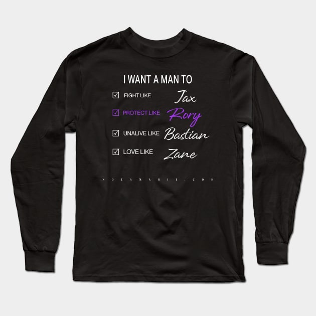 Rory Long Sleeve T-Shirt by Naughty Nerd Merch